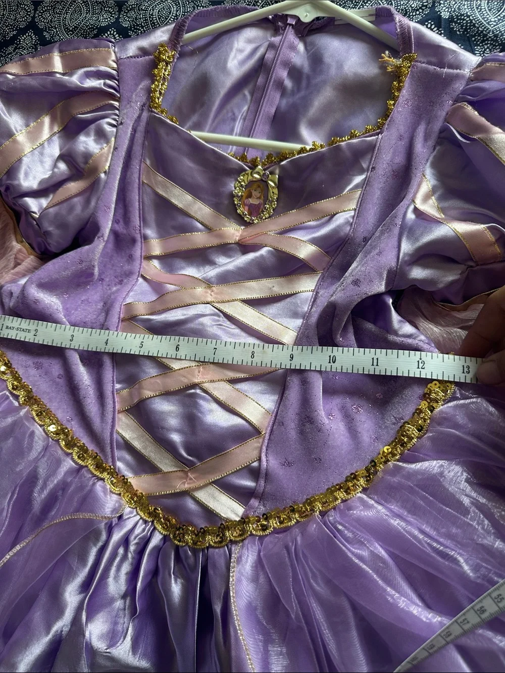NWOT Disney Tangled Lavender and Pink Princess Dress Costume size Large